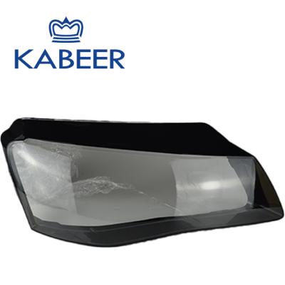 China Automobile lamp Guangzhou headlight glass for A8 LED headlight plastic lens cover for sale