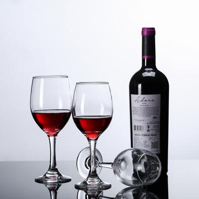 China Wholesale Customized Clear Transparent Crystal Mug Eco-friendly Logo Goblet Red Wine Glass for sale