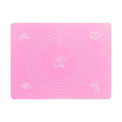 China Kitchen Viable Pure Silicone Mat Food Grade Baking Tools Silicone Non-Stick Mat and Non-Slip Mat for sale