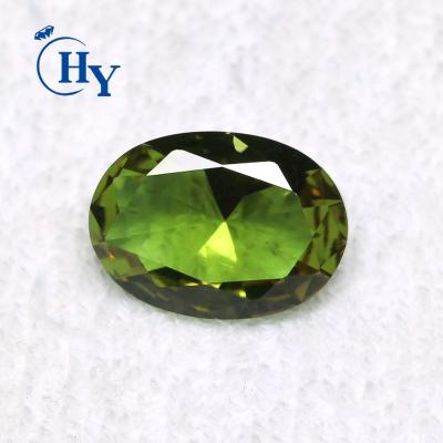 China Color Play or Fire Lab Created Turkish Color Change Gemstone Sultanite Glass Diaspore for sale