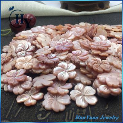 China Wholesale Natural Fire Pearl Color Play Or Shell Cut Out Pearlescent Pink Flowers for sale