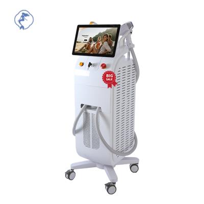 China Smart Anti-puffiness Two Handpiece 755nm 808nm 1064nm diode laser hair removal diode laser for hair removal for sale