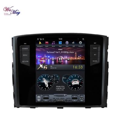 China Video Amplifier Wemay Android Radio Gps 10Inch 2 Din Car Dvd Radio Multimedia Stand Up Player For Mitsubishi Pajero 2007-2016 for sale