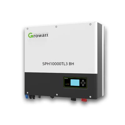 China Home solar power system promotion price high efficiency quality assured Growatt single phase 5kw hybrid solar inverter for sale