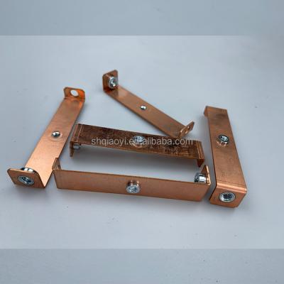 China Industry factory custom copper busbar for electrical machine / copper for electrical panel for sale