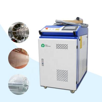 China Stainless steel Handheld 1000W 2000W Laser Rust Removal Cleaning Machine Pipe Weld Metal Parts Laser Cleaning Machine Price for sale