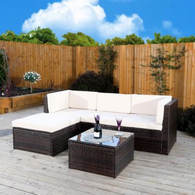 China Modern Furniture Patio Wicker Set Outdoor Rattan Furniture Rattan Sofa Set for sale