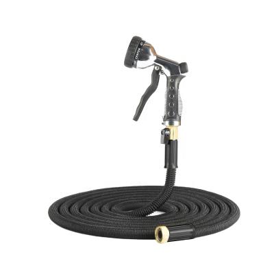 China 2020 New Products Wall Mountable High Pressure Flexible Garden Water Expandable Hose With 9 Models Hose Spout for sale