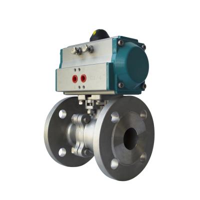 China General Proportional Double Acting Single Acting Vapor Flow Control Acting Pneumatic Ball Valve for sale