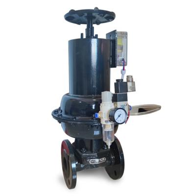 China General Rubber EPDM PTFE Jacketed DI WCB Pneumatic Actuators Direct Diaphragm Valve for sale