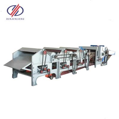 China Automation Xinjinlong Three Roller Carding Machine Waste Textile Recycling Machine for sale