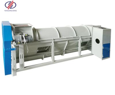 China The artificial feed hopper is; Chinese factory Xinjinlong 100% cotton dew rags textile stalk waste cultivator deaner recycling machine for sale