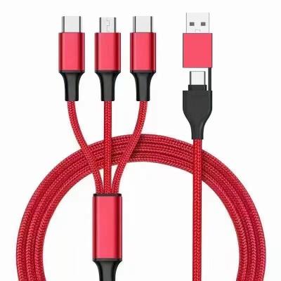 China Nice Mobile Phone Etc.electronic Product Price For All Type-c Fast Charging Cable 3-in-1 Mobile Phone Data Cable Charging Cable for sale