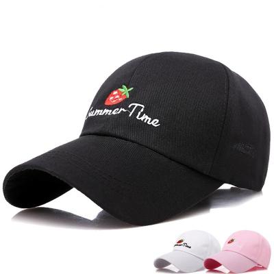 China $1 COMMON cheap custom made women's goods embroidery baseball cap 6 panel baseball cap hat for wholesale for sale