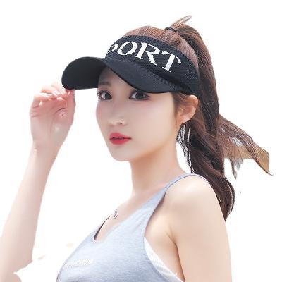 China Picture $1 Goods Cap Hats Women Summer Sports Covers Embroidery Logo Custom Visor Hats for sale