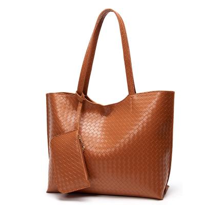 China Fashion Luxury PU Leather Tablet Water Resistant Cheap Women's Shoulder Handbags Waterproof Tote Bags With Zipper for sale