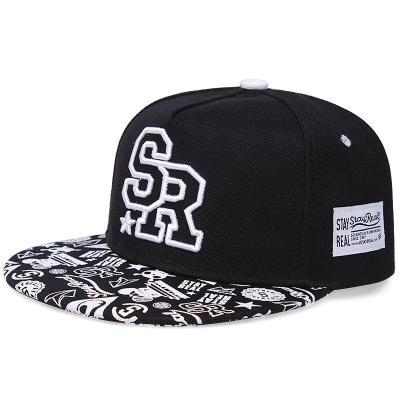 China Wholesale JOINT 5 Panel Snapback Hat Outdoor Unstructured Custom Embroidered Snapback Hats For Men's Snapback for sale