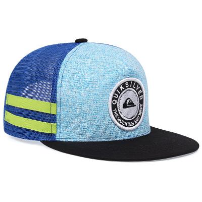 China JOINT Patch Hats Snapback Hat Custom Embroidered Two Tone Snapback Mesh Hats for sale