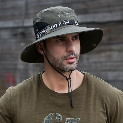 China Use Outdoor Polyester Bucket Surfing Hat With Adjustable Chin Strap For Men for sale