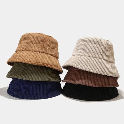 China Simple Purchase Corduroy Bucket Hats Women's Bucket Hats Unisex Corduroy Bucket Hat for sale