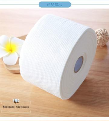 China Non Woven Large Roll Cloth Roll Spunlace Material Wipes Daily Cleaning Cloth for sale