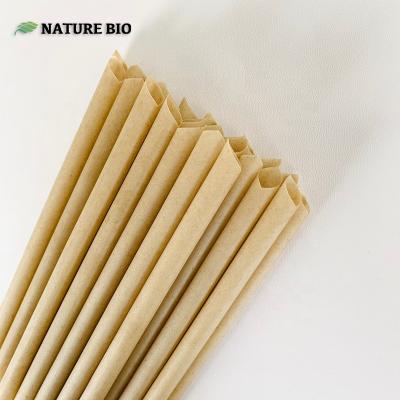 China Drinking/Restaurant/Party/Decoration/Bar Customized 100% Nature Biodegradable Color Eco-friendly Sugarcane Straw For Juice Coffee Dinking for sale