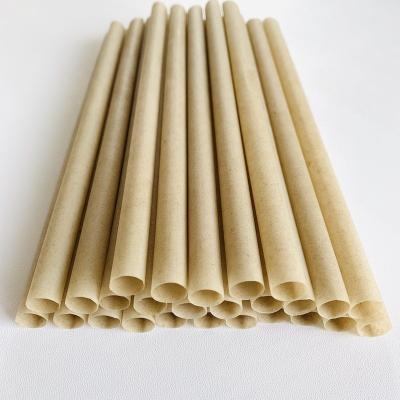 China Drinking/Restaurant/Party/Decoration/Bar Customized 6mm 8mm 12mm Disposable Fiber Bagasse 20mm Compostable Sugarcane Straws Eco-friendly For Juice for sale