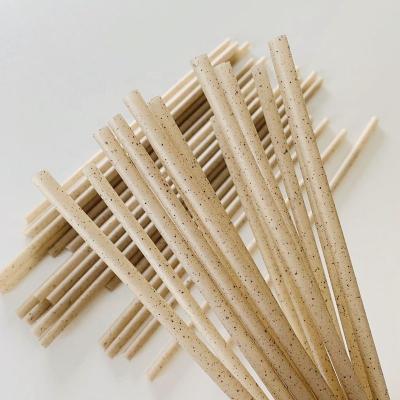 China 100% Compostable Disposable Coffee Grounds Drinking Straw for sale