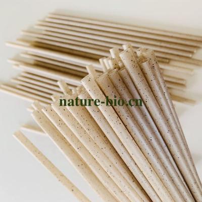 China Restaurant/Party/Decoration/Bar Biodegradable 100% Nature Bubble Tea Coffee Grounds Drinking/Drinking Straw for sale