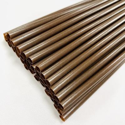 China Customized Disposable Eco Friendly Biodegradable Coffee Grounds Drinking Straw for sale