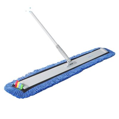 China Sustainable Replaceable ECG Household Floor Cleaning Light Microfiber Dust Cleaning Flat Mop for sale