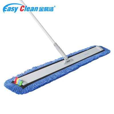 China Sustainable flat broom easy cleaning for floor from dust, grease wet clean harded dirt, cleaning broom for sale