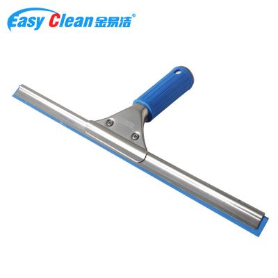 China Disposable ECG Stainless Steel Window Glass Squeegee Wiper For Bathroom Shower Car Cleaning for sale