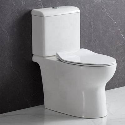 China Double-Flow Ceramic Water Closet Two Piece Bathroom Price Toilet for sale