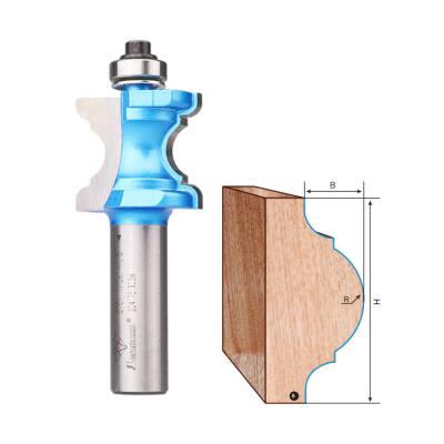 China Anti Abrasion Practical Bull Nose Bit , Multifunctional Bullnose CNC Router Bit for sale