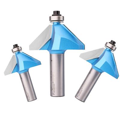 Китай Lamboss Router Bits 45-градусный фрезерный резач TCT Шамфер Бит для деревообработки продается