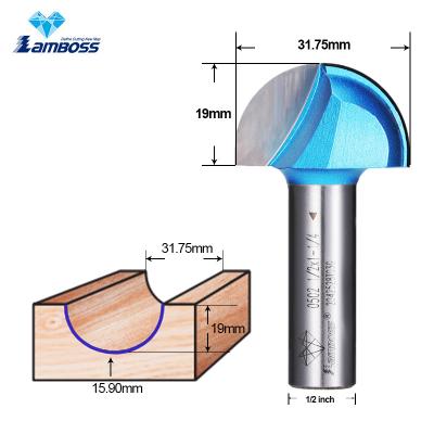 China Lamboss Cove Box Bit Round Bottom Milling Cutter For Woodworking Router Bit for sale