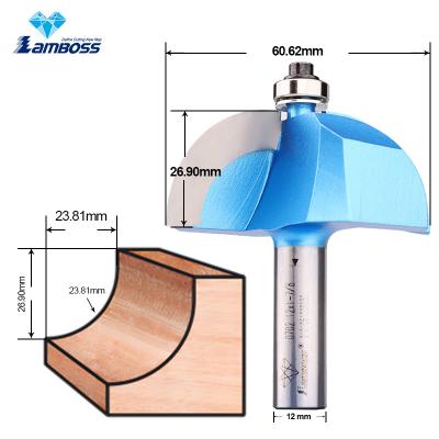 China Lamboss Chamfering Tool Cove Bit With Bearing Router Bit Trimming Milling Cutter for sale