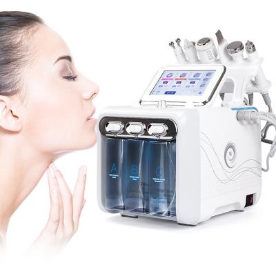 Chine Machine faciale 6 de beauté de bulle micro de l'oxygène dans 1 machine de nettoyage de peau multifonctionnelle d'hydre à vendre