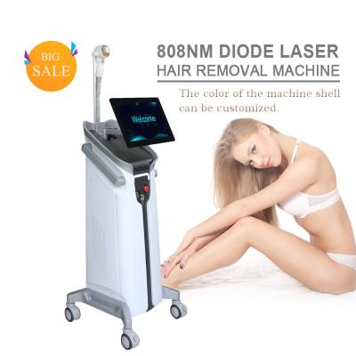 China 3.5KW 200MS 808nm Diode Laser Machine Soprano Ice Platinum Diode Laser 10Hz for sale