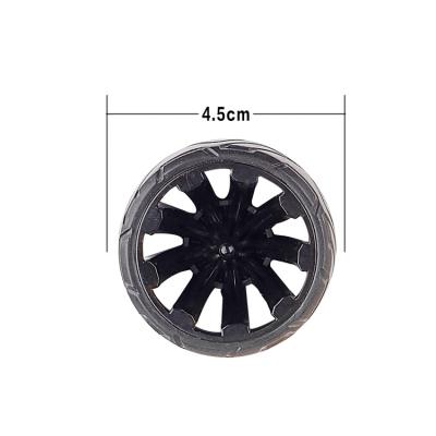 China Wheeled Car Toy Electric Vehicle Toy Accessories 45mm Rubber Toy Tire for Car Wheeled Toy for sale