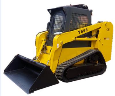 China Building Material Stores TS65 Mini Skid Steer Loader Mini Wheel Loader Backhoe Loader for Construction Agricultural Use for sale