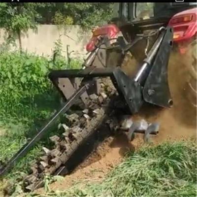 China Factory Depth Chain Trencher Heavy Digging Digging Machine For Wheel Tractor for sale