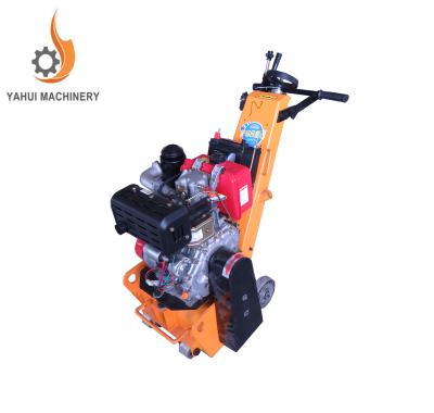 China Concrete Scarifiers Walk Behind Diesel Engine Road Mark Stripper Machine Concrete Epoxy Outdoor Asphalt Scarifier for sale