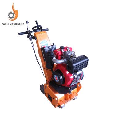 China Concrete Scarifiers Walk Behind Diesel Engine Concrete Surface Road Epoxy Asphalt Scarifier for sale