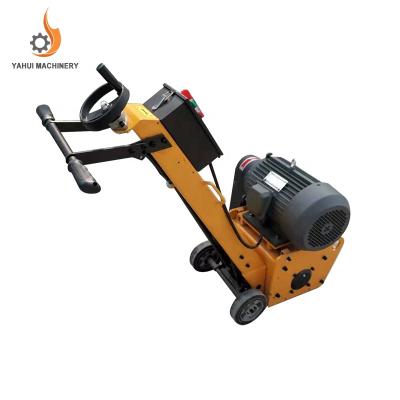 China Concrete Scarifiers Push Asphalt Scarifier Electric Epoxy Sidewalk Concrete Road Concrete Surface Hand Motor Milling Machine for sale