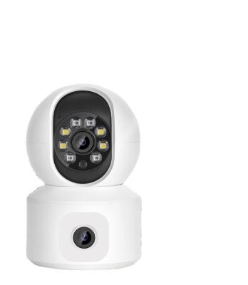 China Built-in Siren cnet Life 4mp Dual Lens Wifi Camera Dual Screen Auto Tracking Ai Human Indoor Secuiryt Cctv Video Surveillance for sale