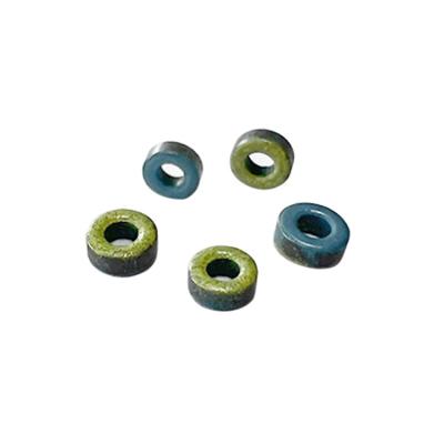 China Industrial Manufacturer 6 Toroid Magnet T12-6 AL Value Iron Powder Toroid Color 17 Material Yellow Ferrite Ring for sale