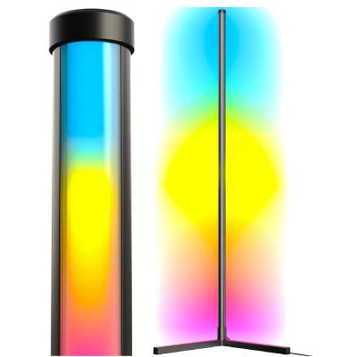 China Lighting Modern Corner Floor Lamp RGB LED Decoration Flood Light Stand Indoor Color Changing Functions LED Stand Tripod Corner Floor Lamp for sale