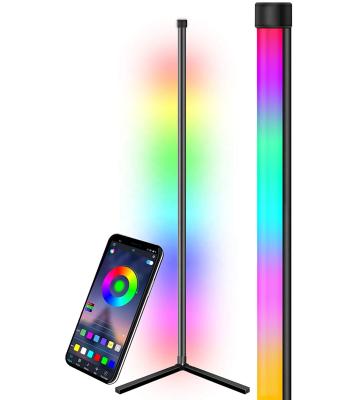 China Lighting Functions Minimalist RGB Light Color Changing Modern Nordic Decorative LED Floor Lamp Standing Corner Lights for sale